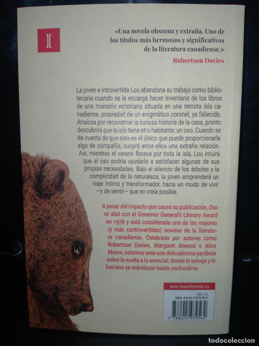 Libros: MARIAN ENGEL. OSO .IMPEDIMENTA - Foto 2