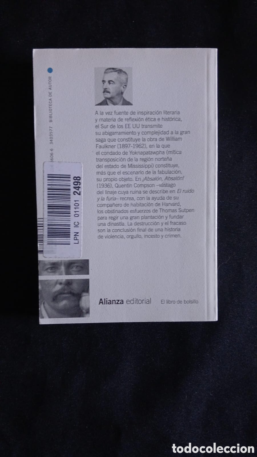 Libros: ABSALON, ABSALON!! FAULKNER - Foto 2