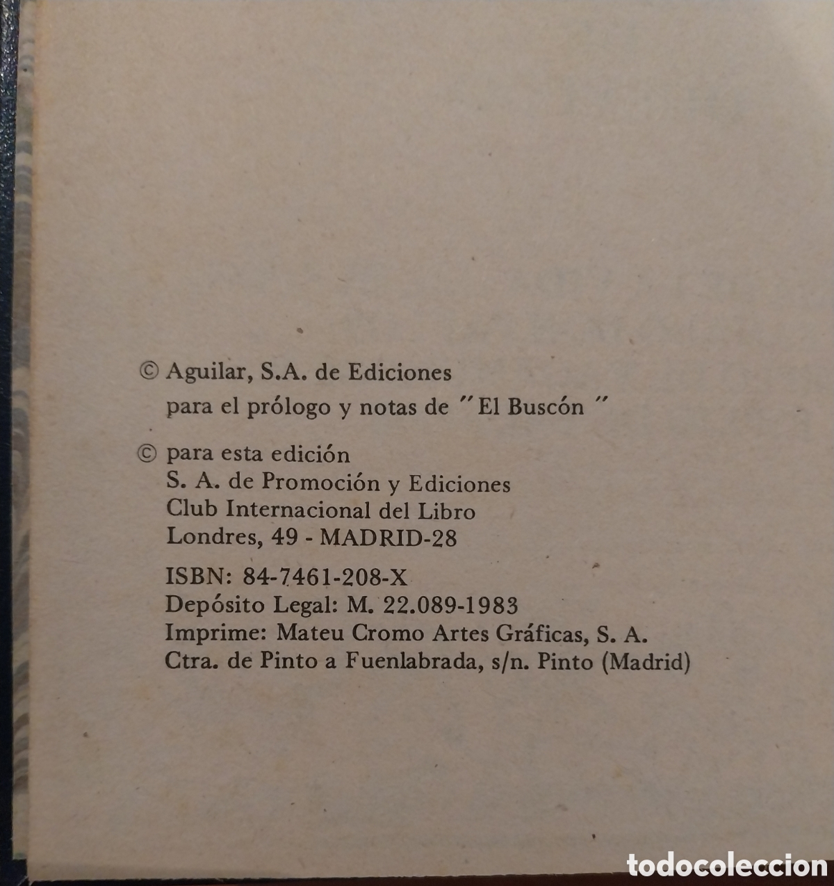 Libros: Novela &rdquo;El Busc&oacute;n&rdquo; de Quevedo - Foto 5