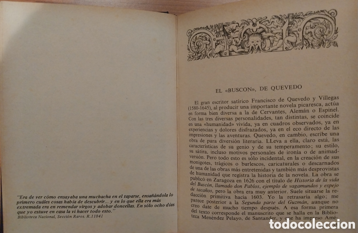 Libros: Novela &rdquo;El Busc&oacute;n&rdquo; de Quevedo - Foto 9