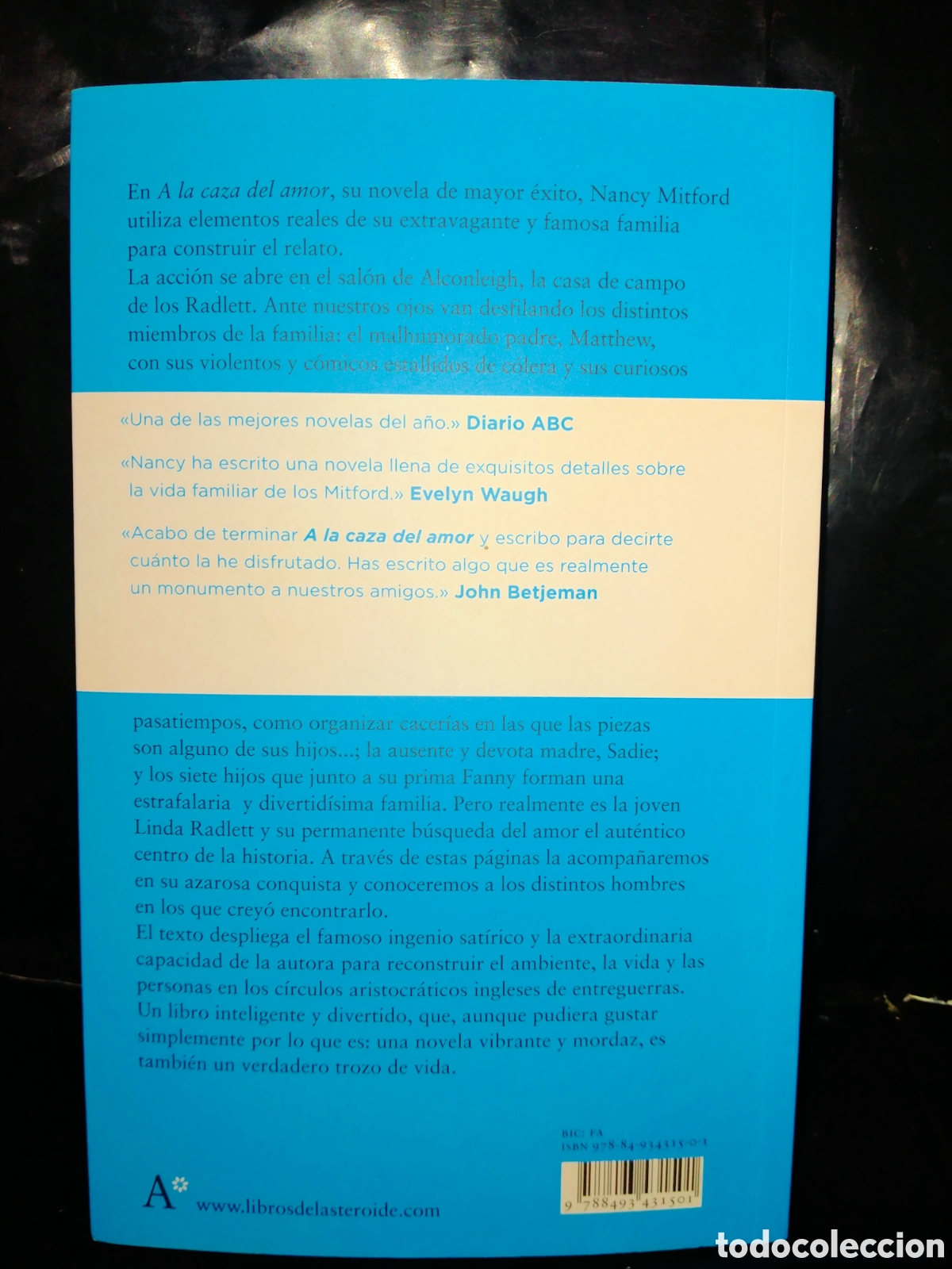 Libros: NANCY MITFORD. A LA CAZA DEL AMOR .LIBROS DEL ASTEROIDE - Foto 2