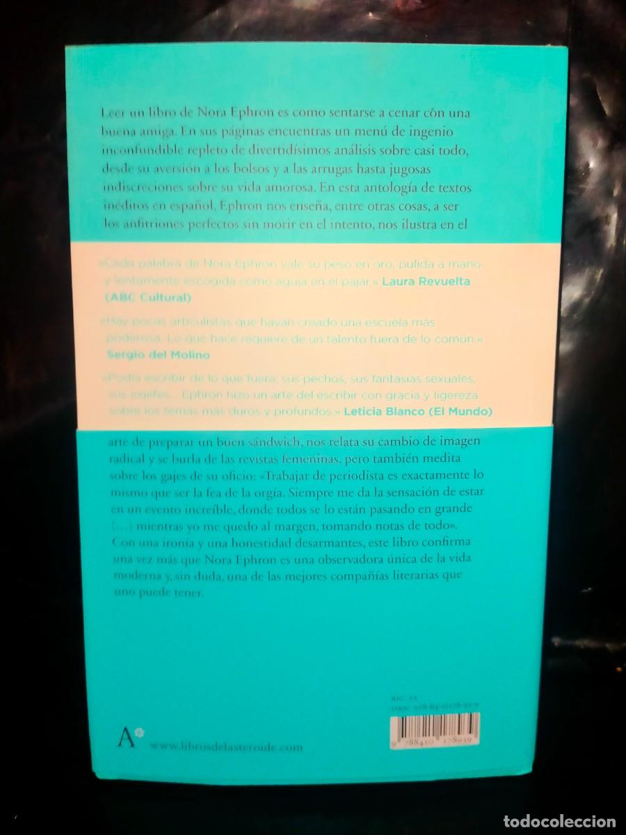 Libros: NORA EPHRON. GENTE A CENAR .LIBROS DEL ASTEROIDE - Foto 4