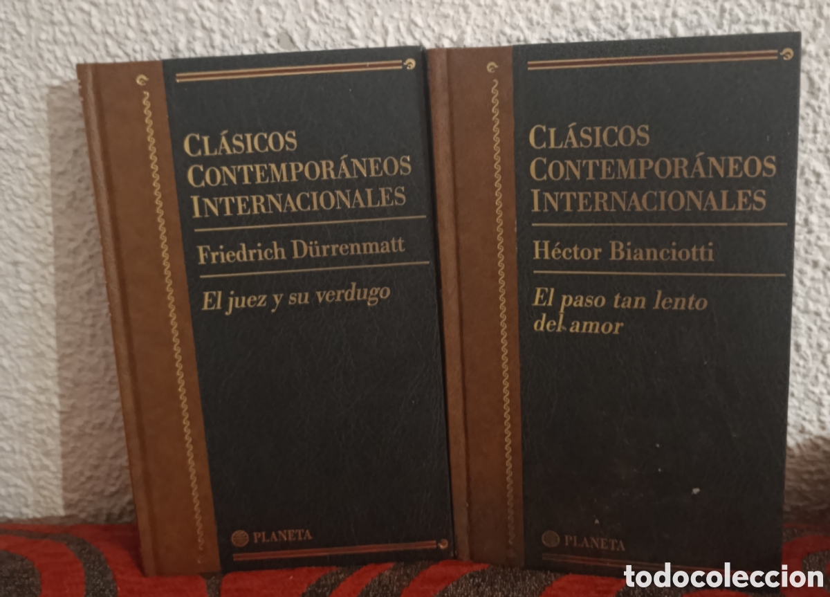 Libros: Lote 2 Libros: Cl&aacute;sicos Contempor&aacute;neos Internacionales (Planeta) - D&uuml;rrenmatt y Bianciotti
