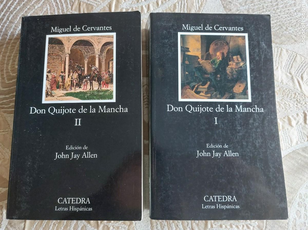 Libros: DON QUIJOTE DE LA MANCHA. TOMOS 1 Y 2 (MIGUEL DE CERVANTES) - EDITORIAL C&Aacute;TEDRA.