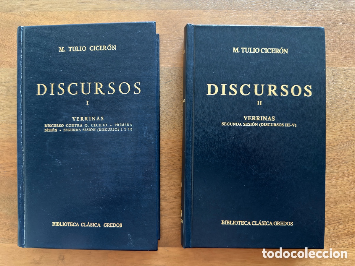 Libros: DISCURSOS I y II: V&Eacute;RRINAS de Cicer&oacute;n / Biblioteca Cl&aacute;sica Gredos
