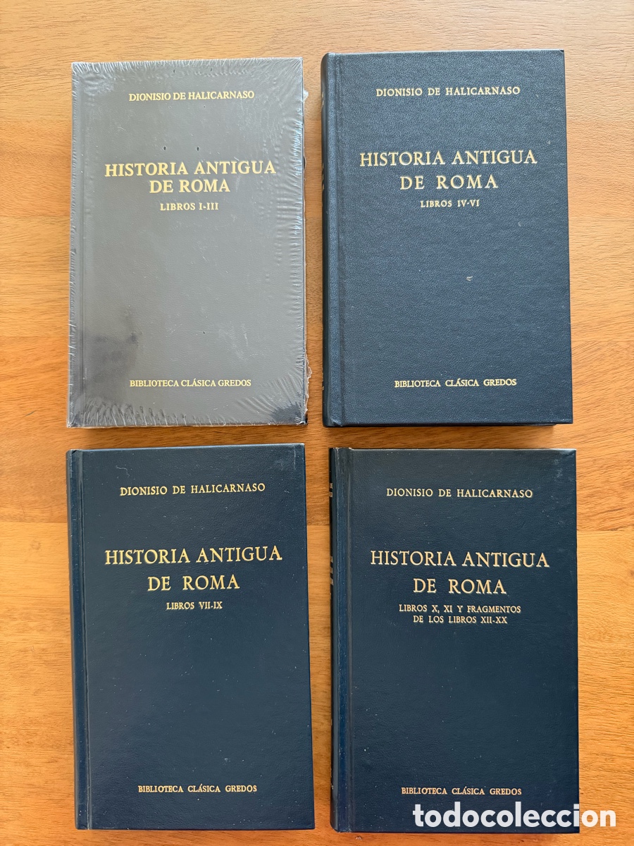 Libros: HISTORIA ANTIGUA DE ROMA de Dionisio de Halicarnaso