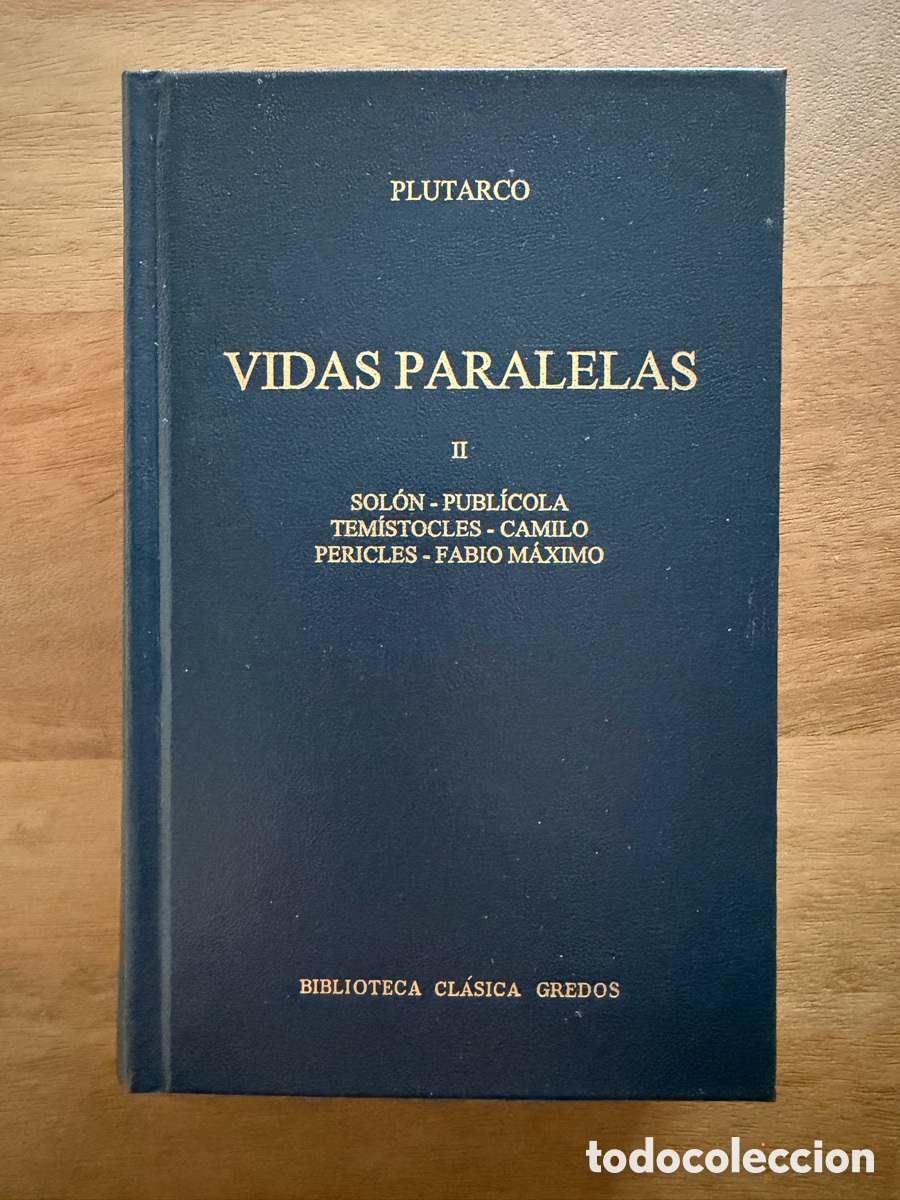 Libros: VIDAS PARALELAS II de Plutarco / Biblioteca Cl&aacute;sica Gredos
