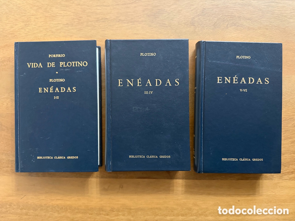 Libros: EN&Eacute;ADAS de Plotino / VIDA DE PLOTINO de Porfirio - Biblioteca Cl&aacute;sica Gredos