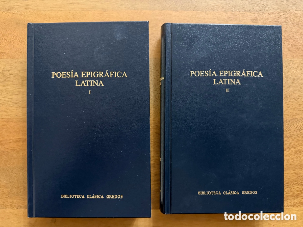 Libros: POES&Iacute;A EPIGR&Aacute;FICA LATINA I y II / BIBLIOTECA CL&Aacute;SICA GREDOS