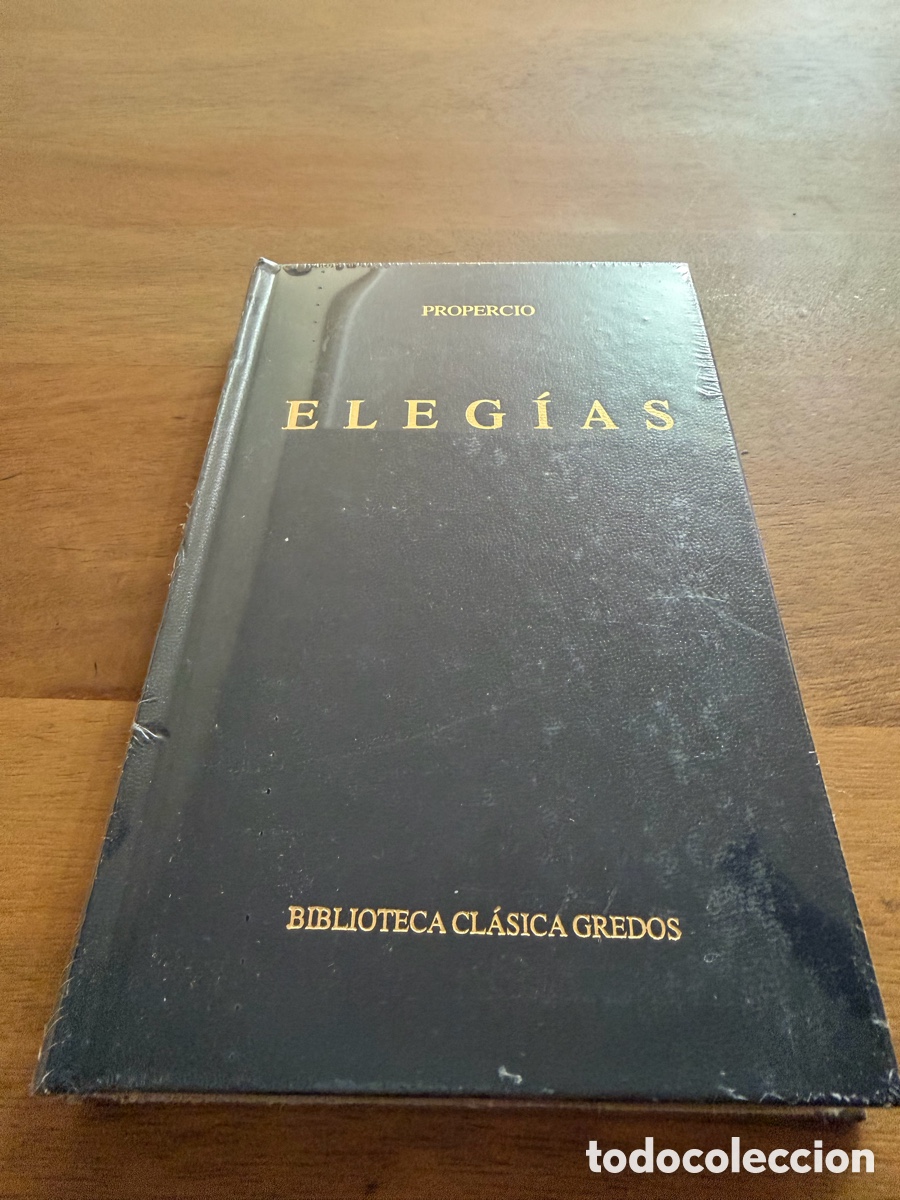 Libros: ELEG&Iacute;AS de Propercio / BIBLIOTECA CL&Aacute;SICA GREDOS