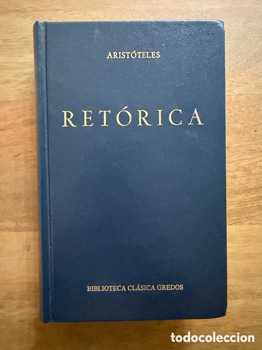 Libros: RET&Oacute;RICA de Arist&oacute;teles / BIBLIOTECA CL&Aacute;SICA GREDOS