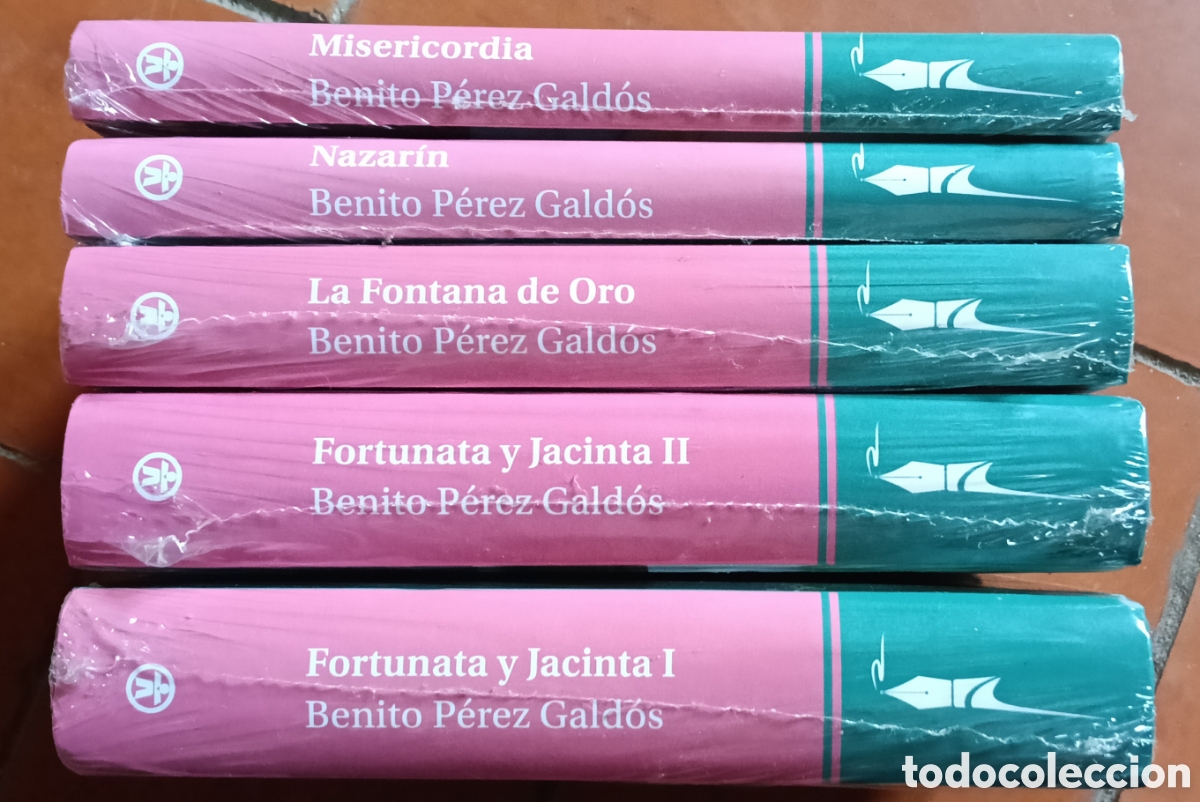 Libros: 5 libros de Gald&oacute;s, Fortunata y Jacinta,la fontana de oro,Nazarin, club internacional del libro