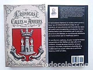 Libros: CR&Oacute;NICAS DE LAS CALLES DE AMBERES, vol. I, II y III, de Domien Sleeckx.16 X 23,5 cms.305 p&aacute;ginas.