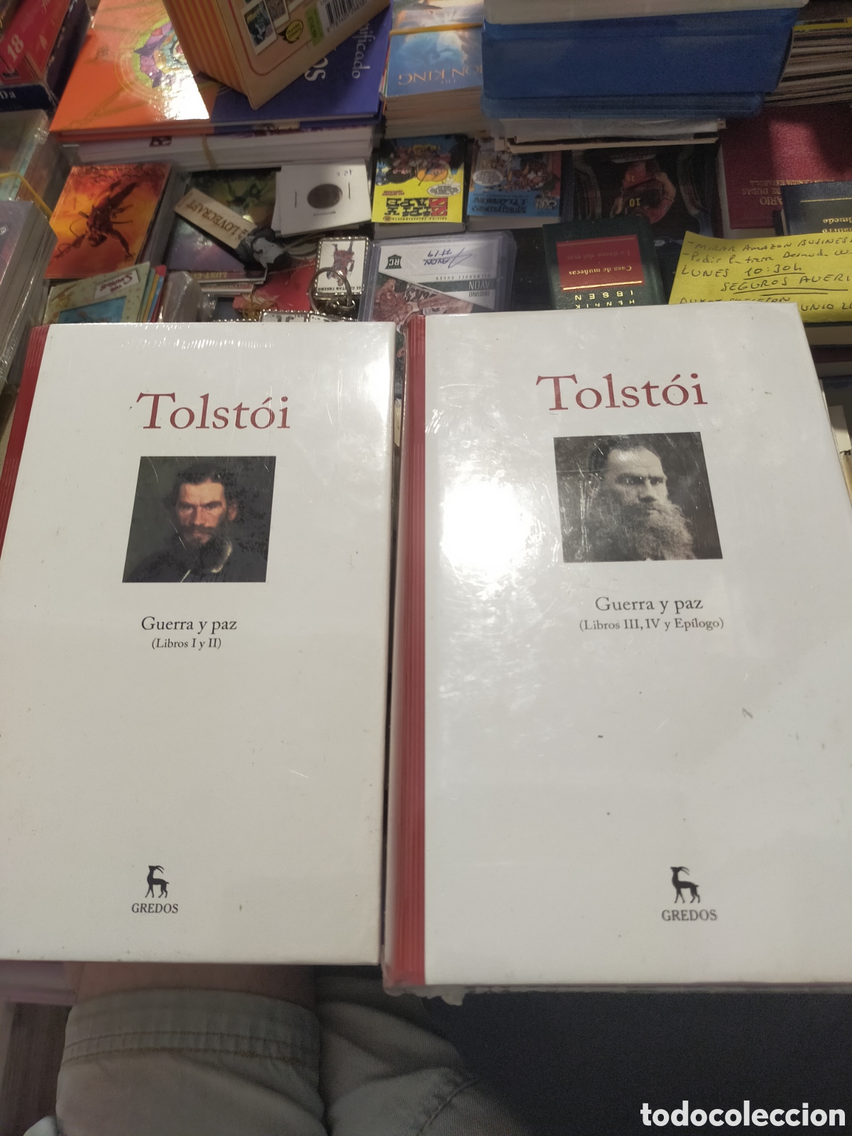 Libros: GUERRA Y PAZ TOLST&Oacute;I GREDOS 2 TOMOS COMPLETA NUEVOS Y PRECINTADOS
