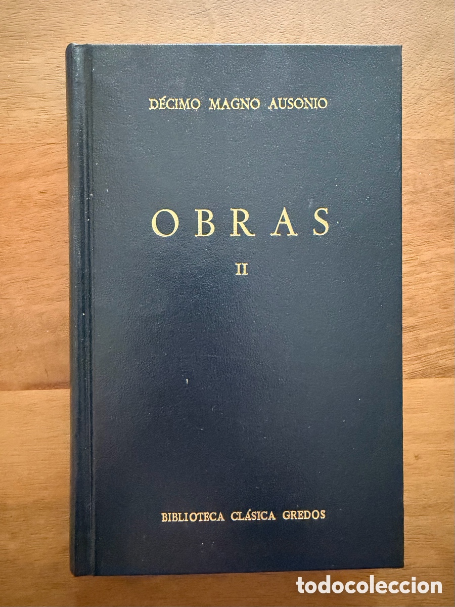 Libros: OBRAS II de Ausonio / Biblioteca Cl&aacute;sica Gredos
