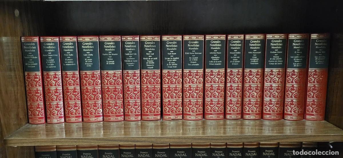 Libros: COLECCI&Oacute;N COMPLETA 15 LIBROS Grandes Novelistas Mundiales | Tapa Dura Roja Cantos Dorados |