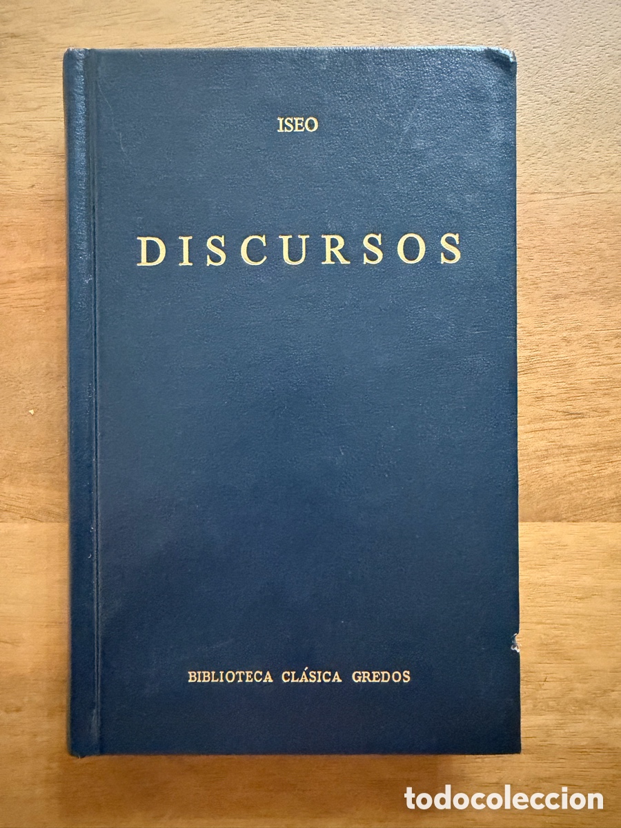 Libros: DISCURSOS de Iseo / Biblioteca Cl&aacute;sica Gredos