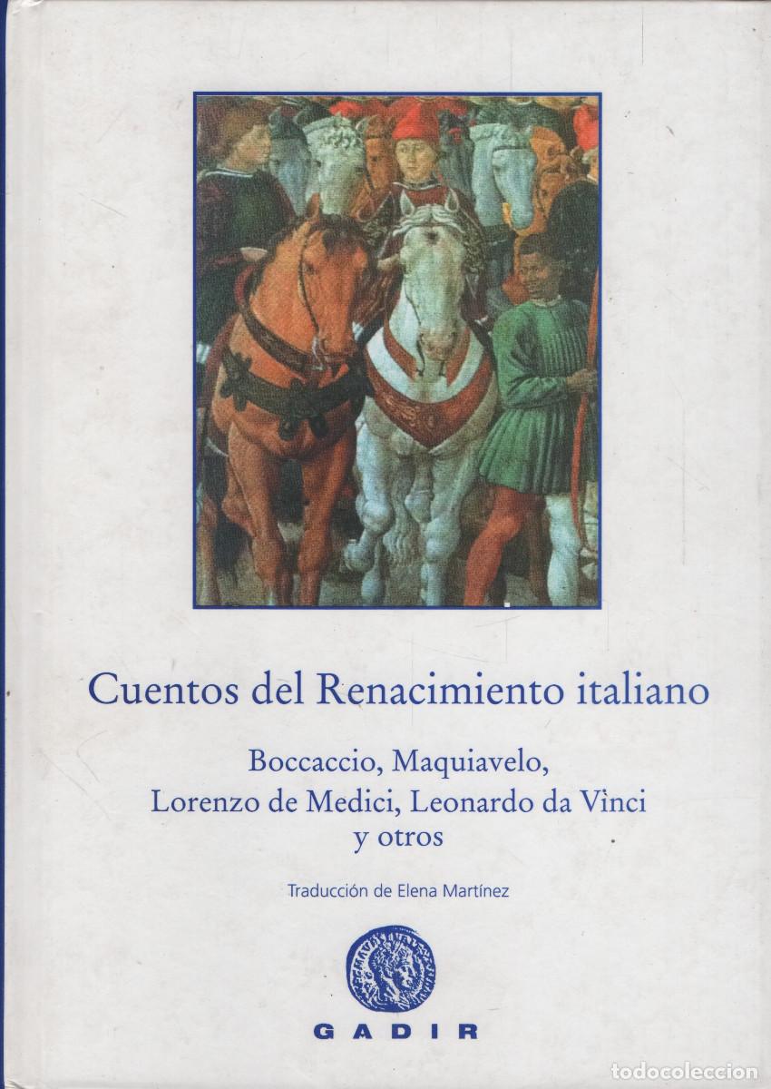 Libros: Cuentos del Renacimiento italiano. VVAA. Gadir. 2012.