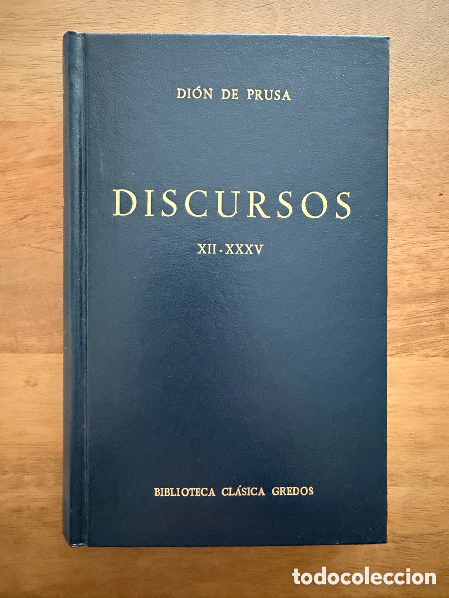 Libros: DISCURSOS XII-XXXV de Di&oacute;n de Prusa / Biblioteca Cl&aacute;sica Gredos