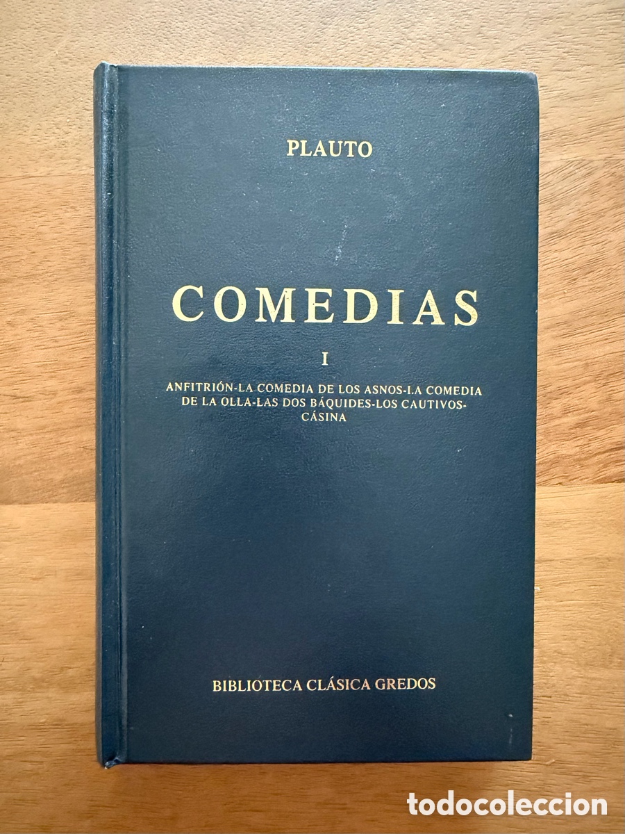 Libros: COMEDIAS I de Plauto / Biblioteca Cl&aacute;sica Gredos