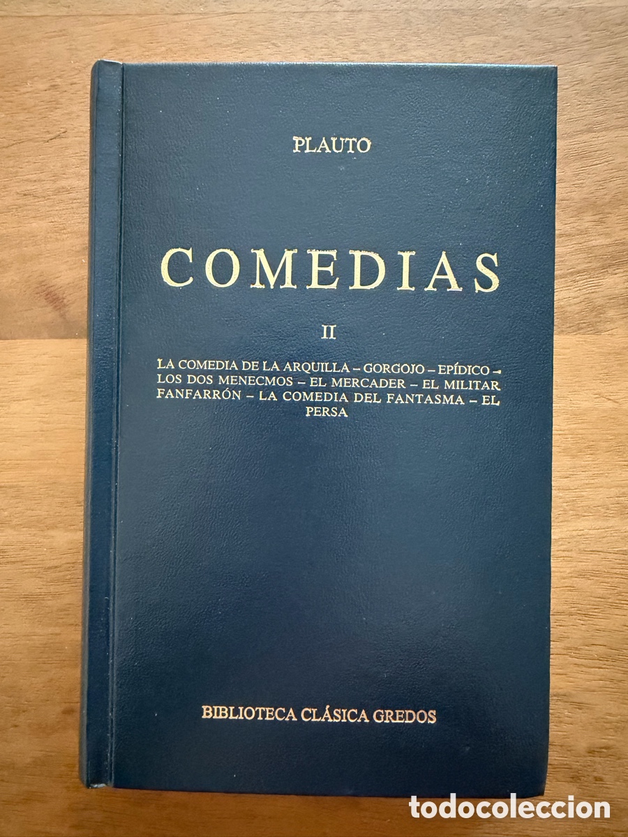 Libros: COMEDIAS II de Plauto / Biblioteca Cl&aacute;sica Gredos