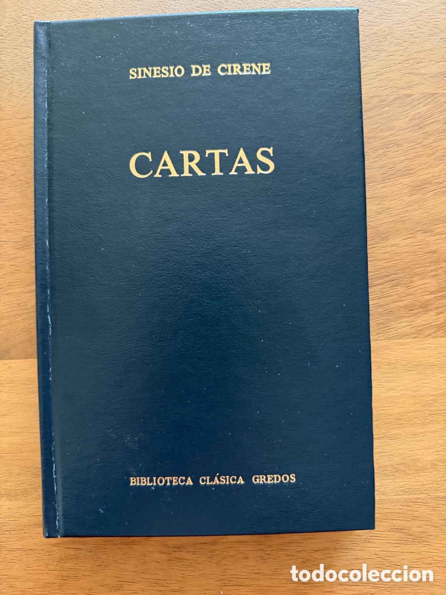 Libros: CARTAS de Sinesio de Cirene / Biblioteca Cl&aacute;sica Gredos