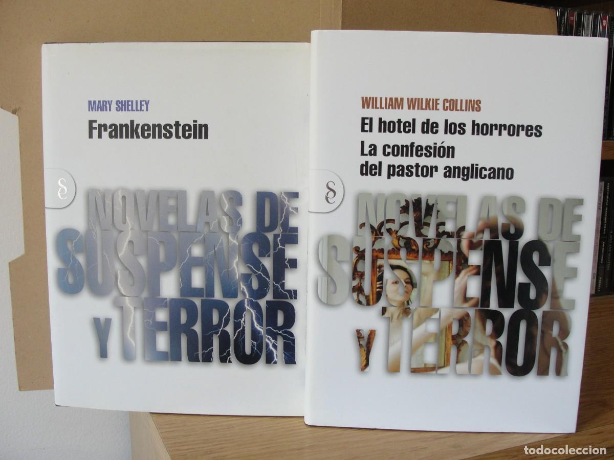 Libros: lote 2 libros terror clasico WILKIE COLLINS hotel de los horrores MARY SHELLEY frankenstein NUEVOS