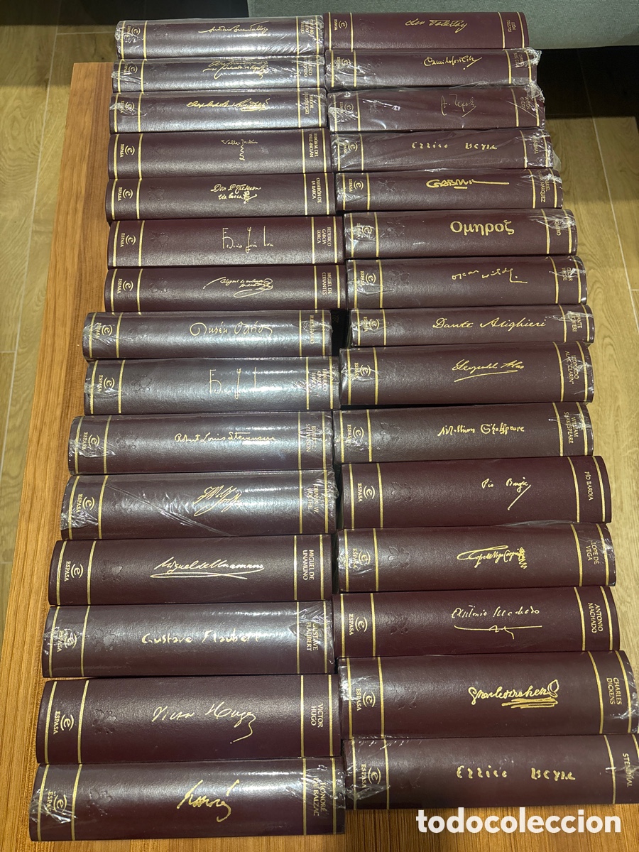 Libros: ANTOLOG&Iacute;A DE LA LITERATURA UNIVERSAL (30 VOL. - COMPLETA). ESPASA, 1997.
