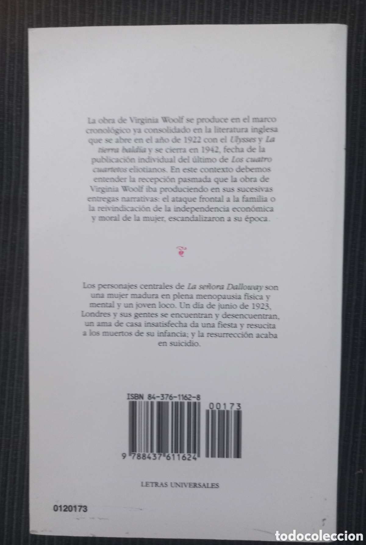 Libros: LA SE&Ntilde;ORA DALLOWAY - VIRGINIA WOOLF - - Foto 2