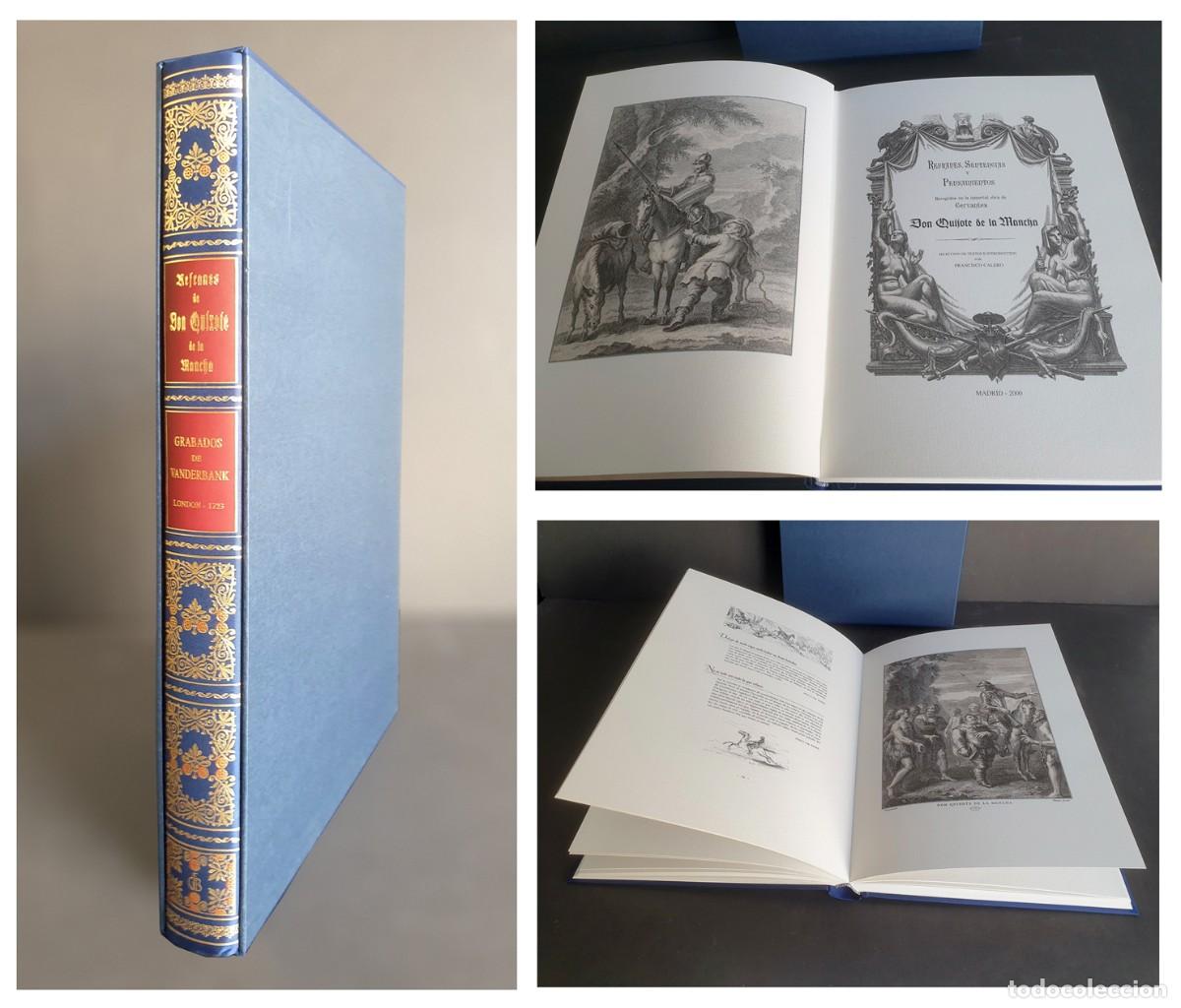 Libros: Refranes de Don Quijote de la Mancha. Grabados de Vanderbank. Guillermo Bl&aacute;zquez. 2000