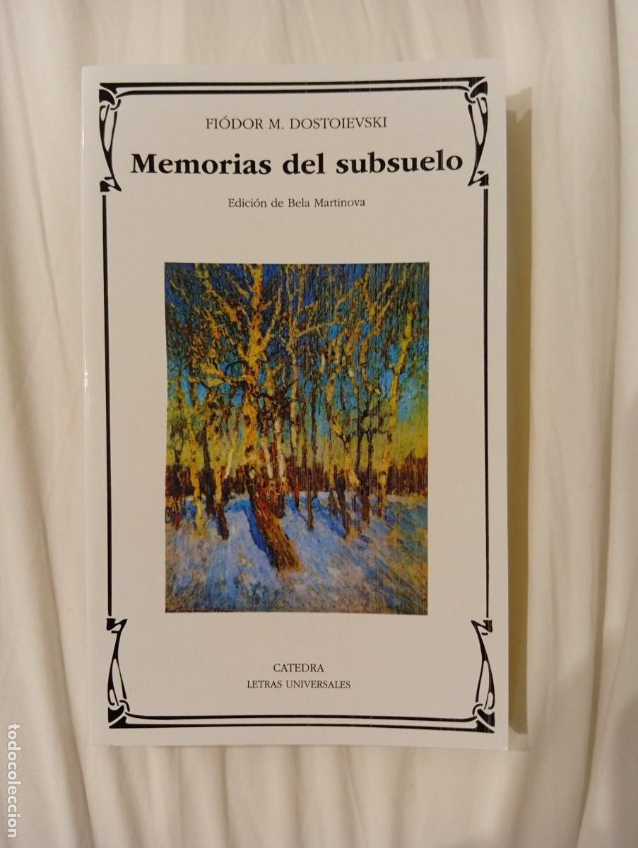 books: Memorias del subsuelo (C&aacute;tedra Editorial)