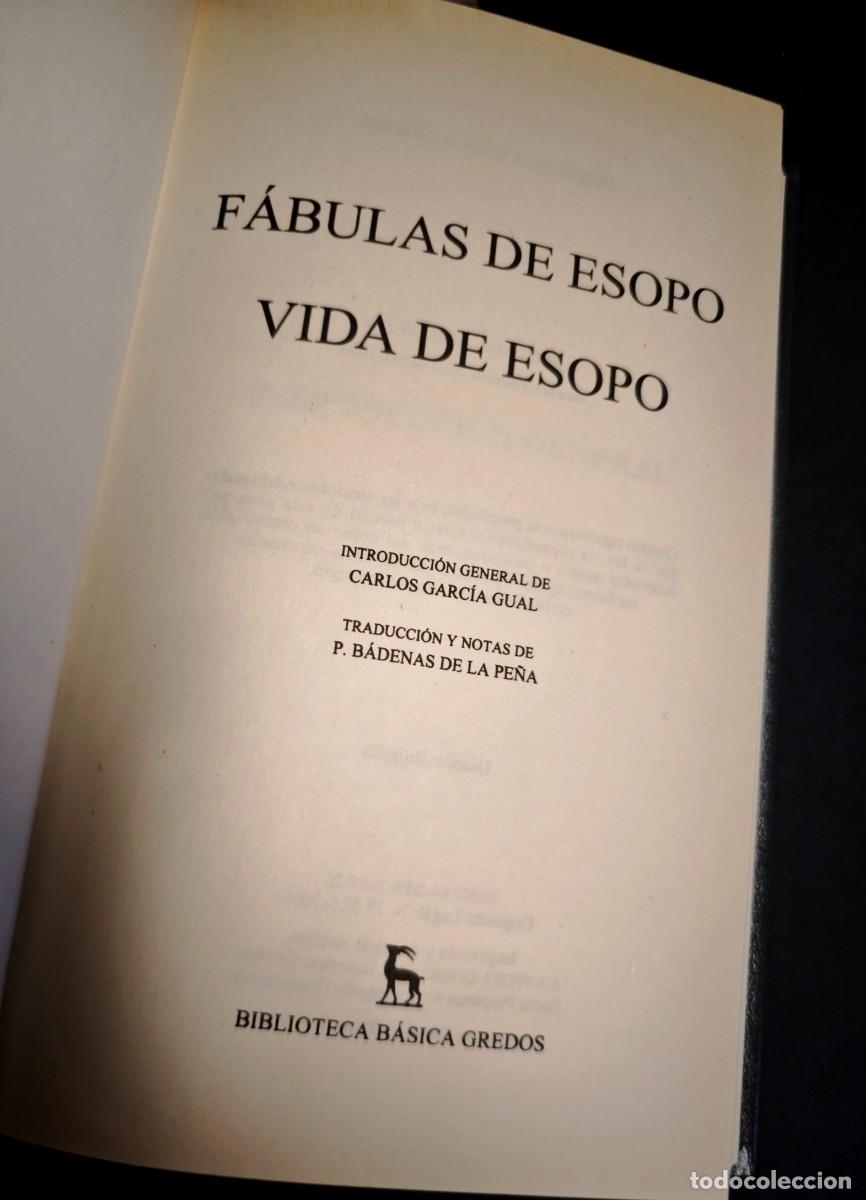 Libros: FABULAS DE ESOPO- VIDA DE ESOPO - Foto 4