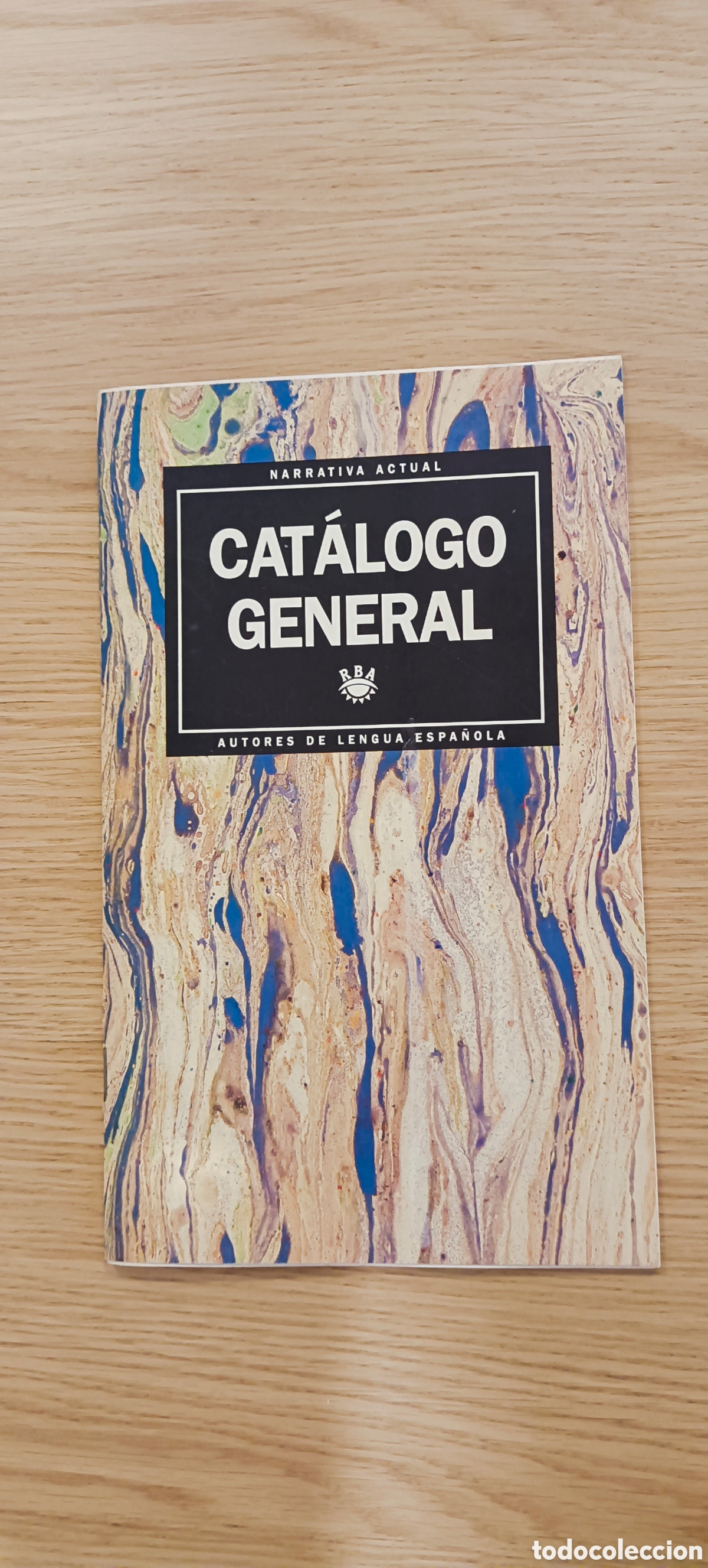 Libros: Cat&aacute;logo General Narrativa actual RBA 1.993