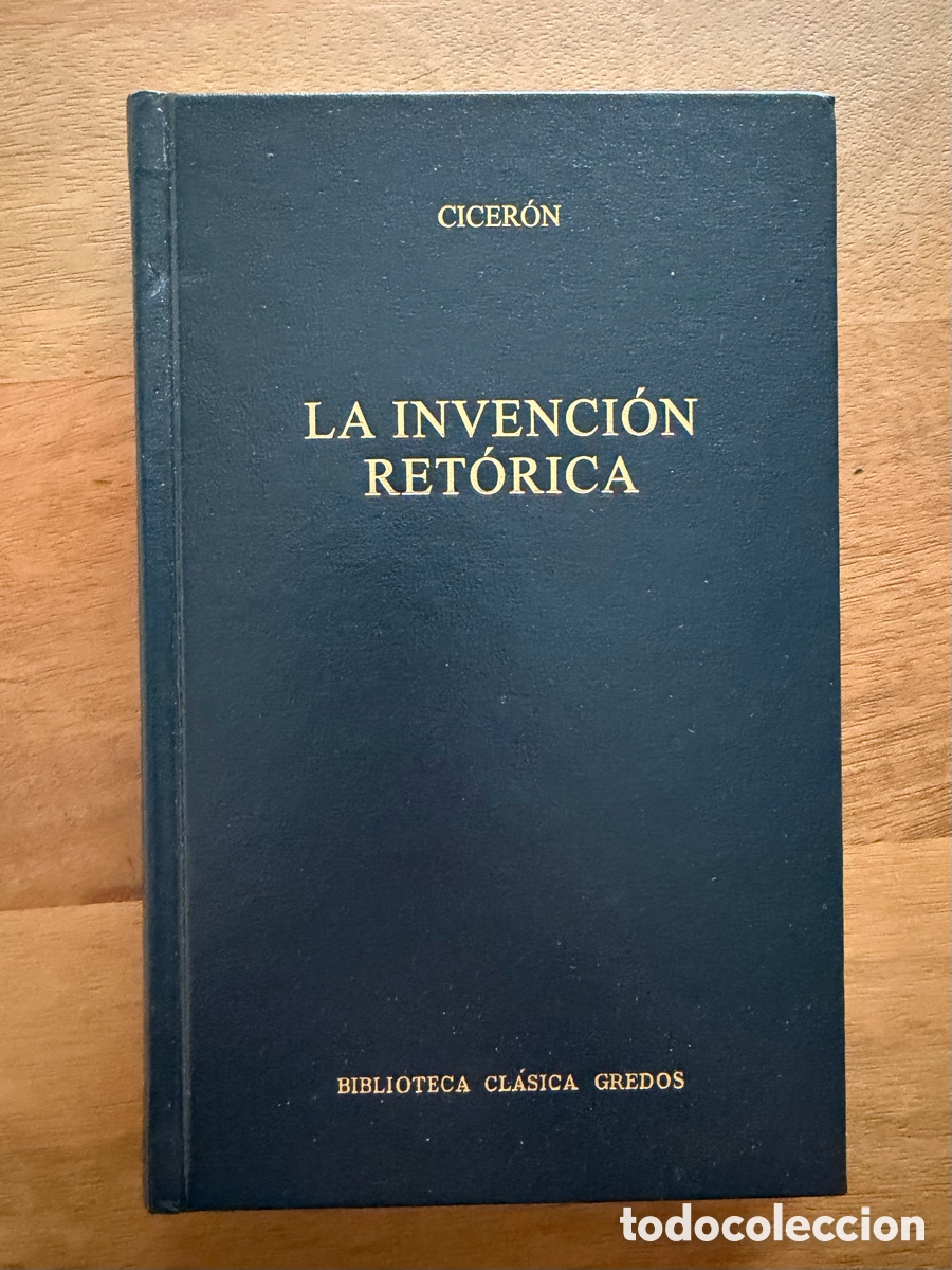B&uuml;cher: LA INVENCI&Oacute;N RET&Oacute;RICA de Cicer&oacute;n / Biblioteca Cl&aacute;sica Gredos