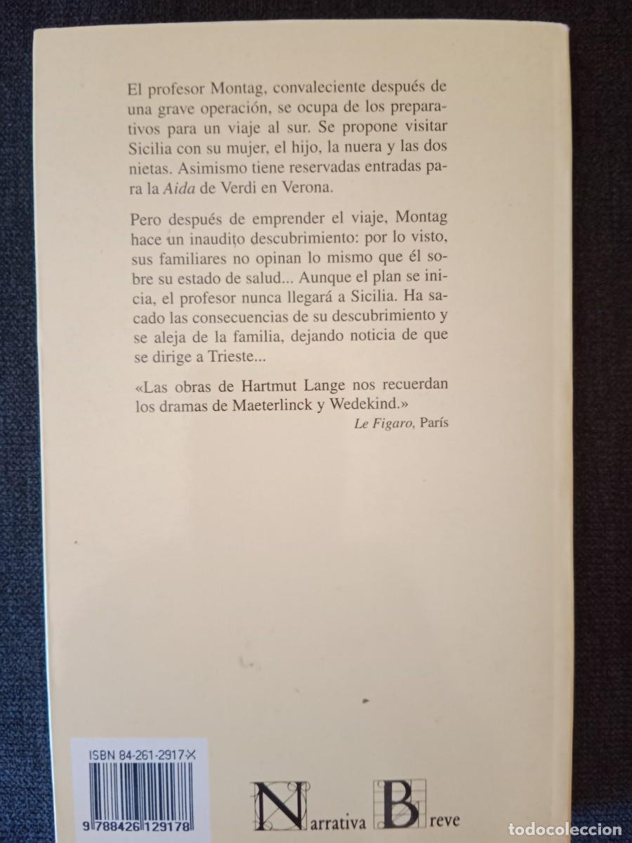 Libros: El viaje a Trieste, Hartmut Lange - Foto 2