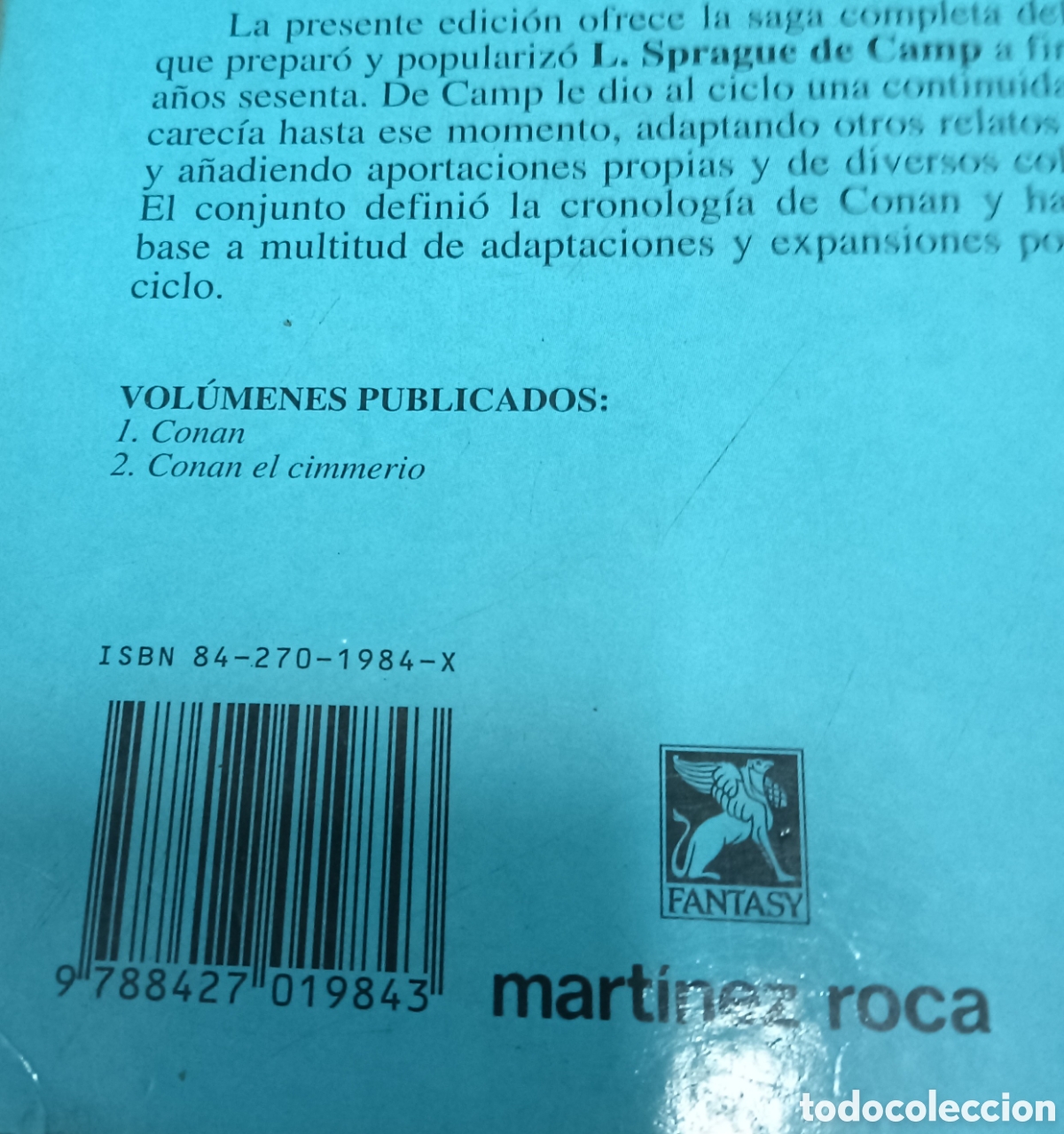 Libros: Conan - Martinez Roca - Robert E Howard - N 42 - Foto 3