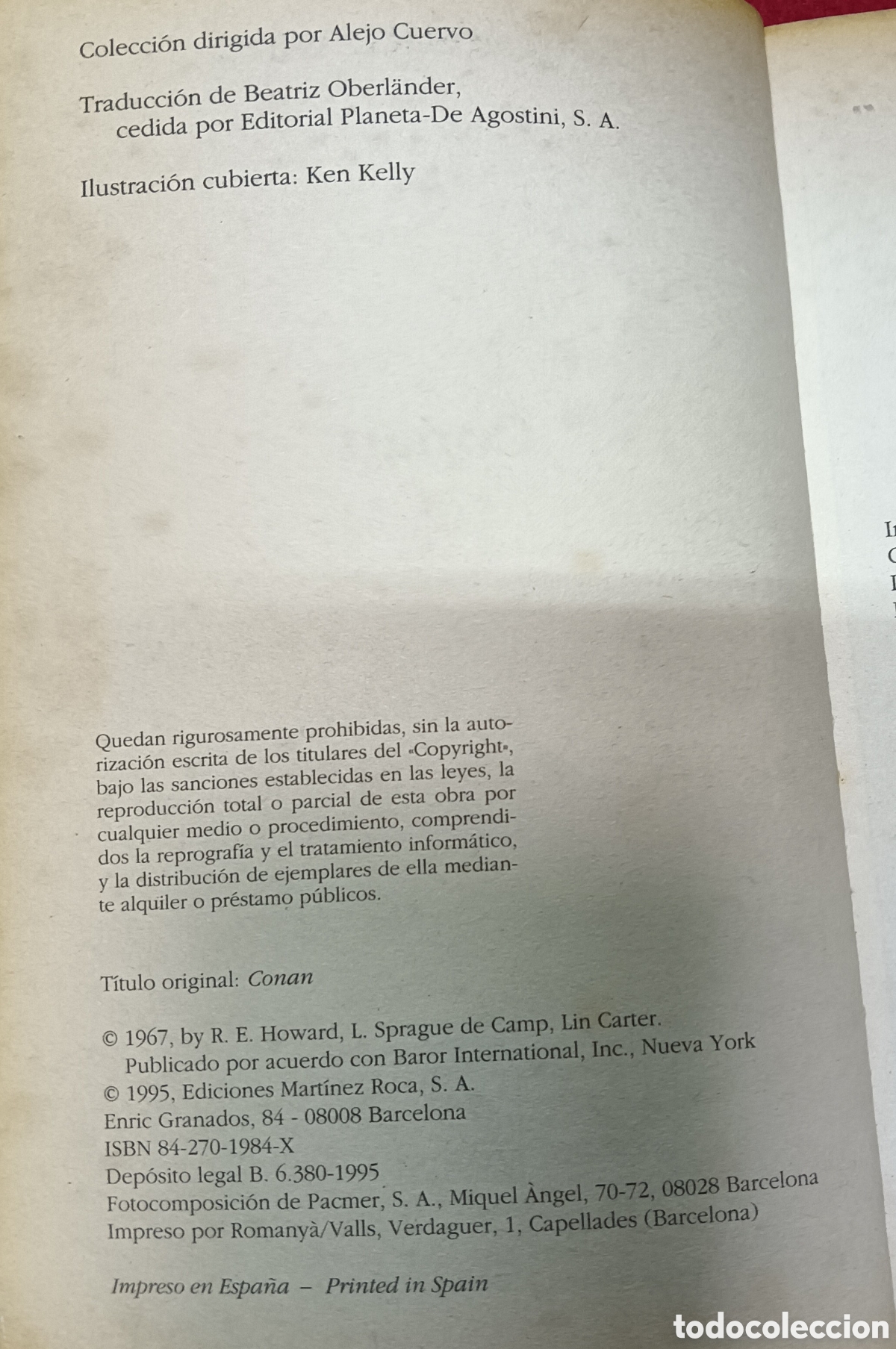 Libros: Conan - Martinez Roca - Robert E Howard - N 42 - Foto 4