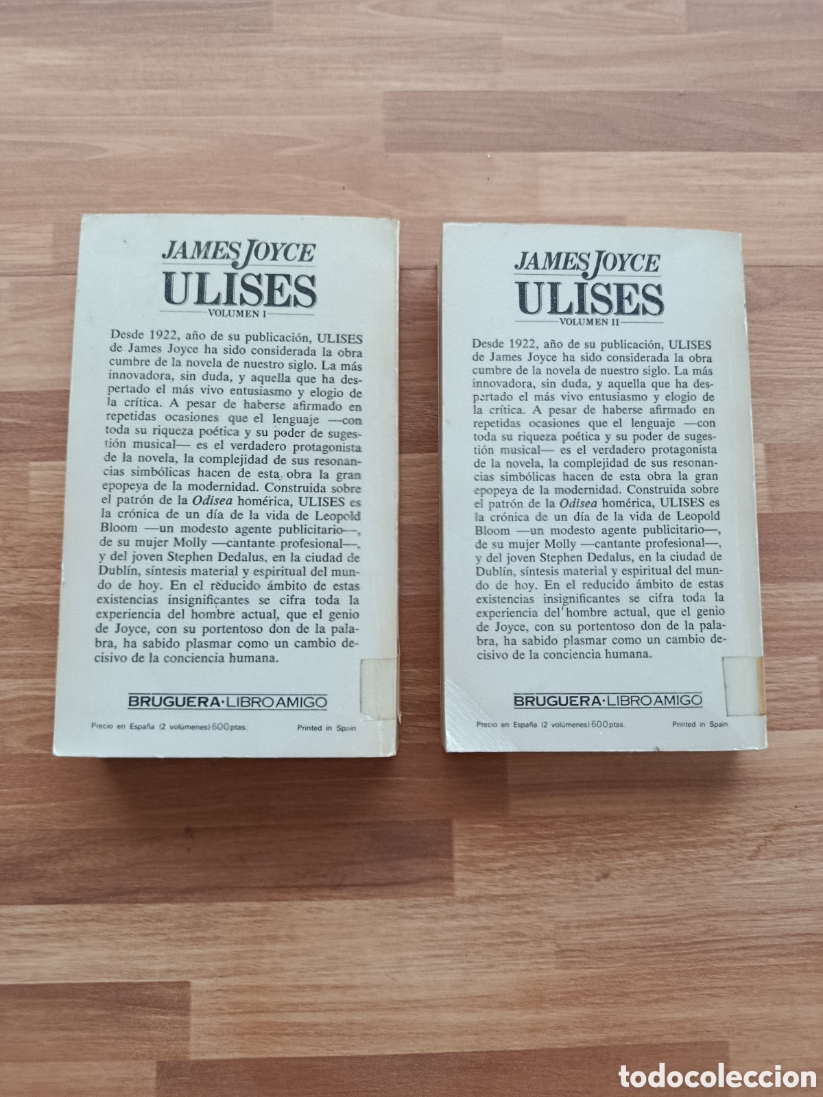 Libros: Ulises. James Joyce. Vol. I y II - Foto 4