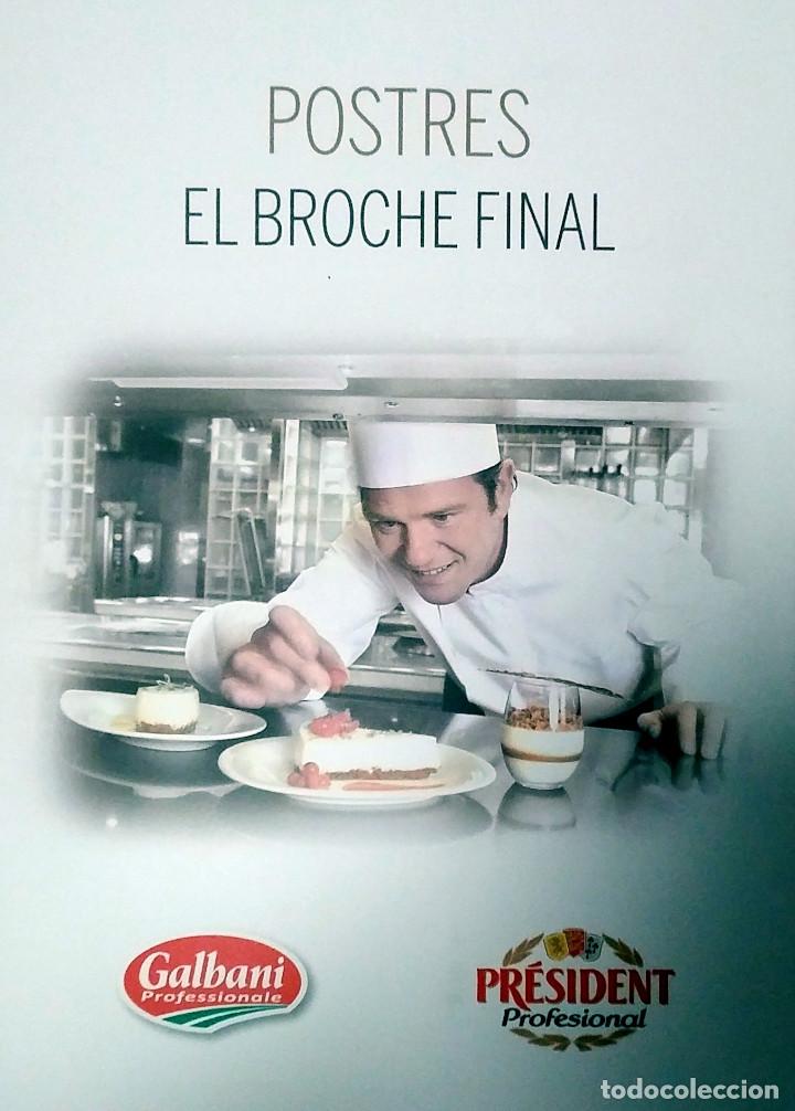 Libros: LIBRO DE RECETAS POSTRES EL BROCHE FINAL INTERIOR 8 RECETAS - Foto 1