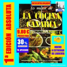 Libros: LO MEJOR DE LA COCINA CANARIA - ANTOLOGÍA COCINA ARCHIPIÉLAGO CANARIO - INCLUYE POSTRES Y LICORES