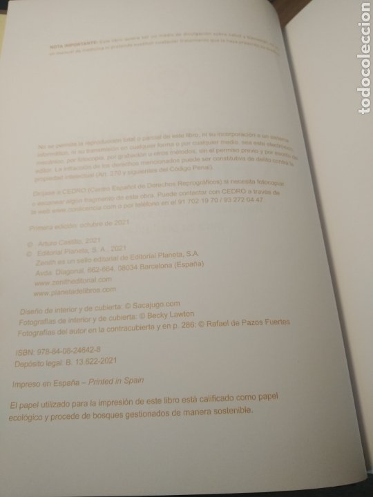 Libros: Arturveda Arturo castillo Zenith 2021. Primera edición cocina ayurvedica gastronomía vegana - Foto 5 - 303197498