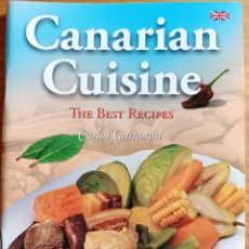 Libros: CANARIAN CUISINE. THE BEST RECIPES. Lote 400290764
