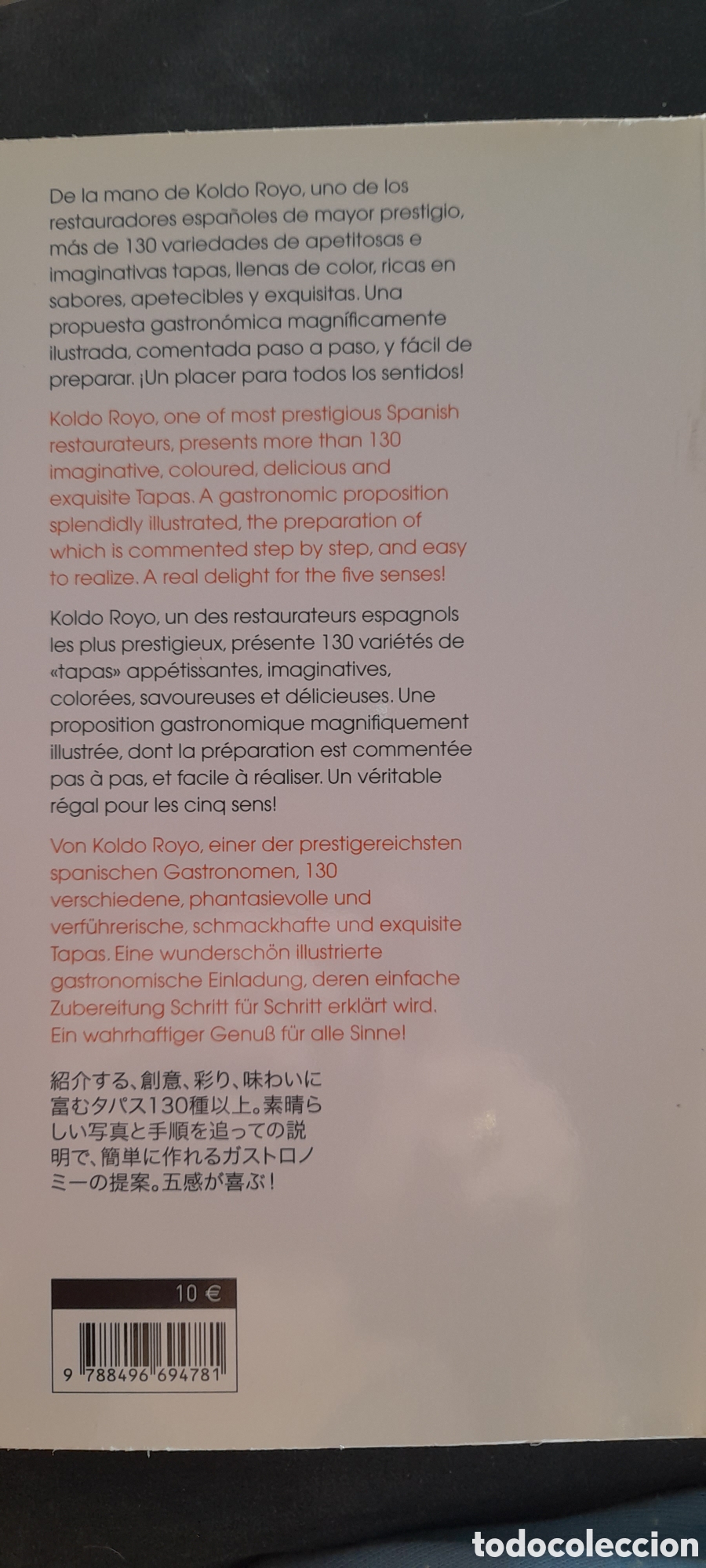 Libros: Tapas. Koldo Royo. En 5 idiomas. - Foto 2