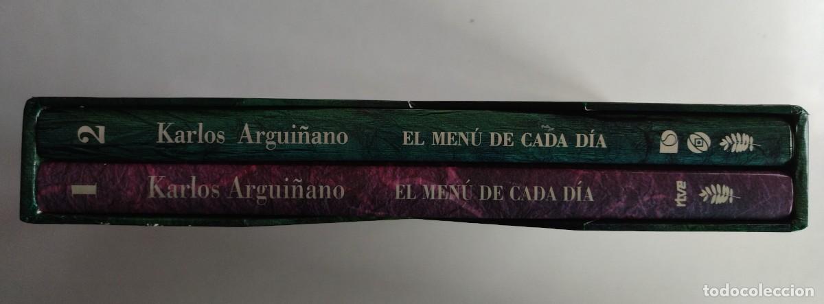 Libros: EL MENU DE CADA DIA. 2 TOMOS. KARLOS ARGUI&Ntilde;ANO. - Foto 2