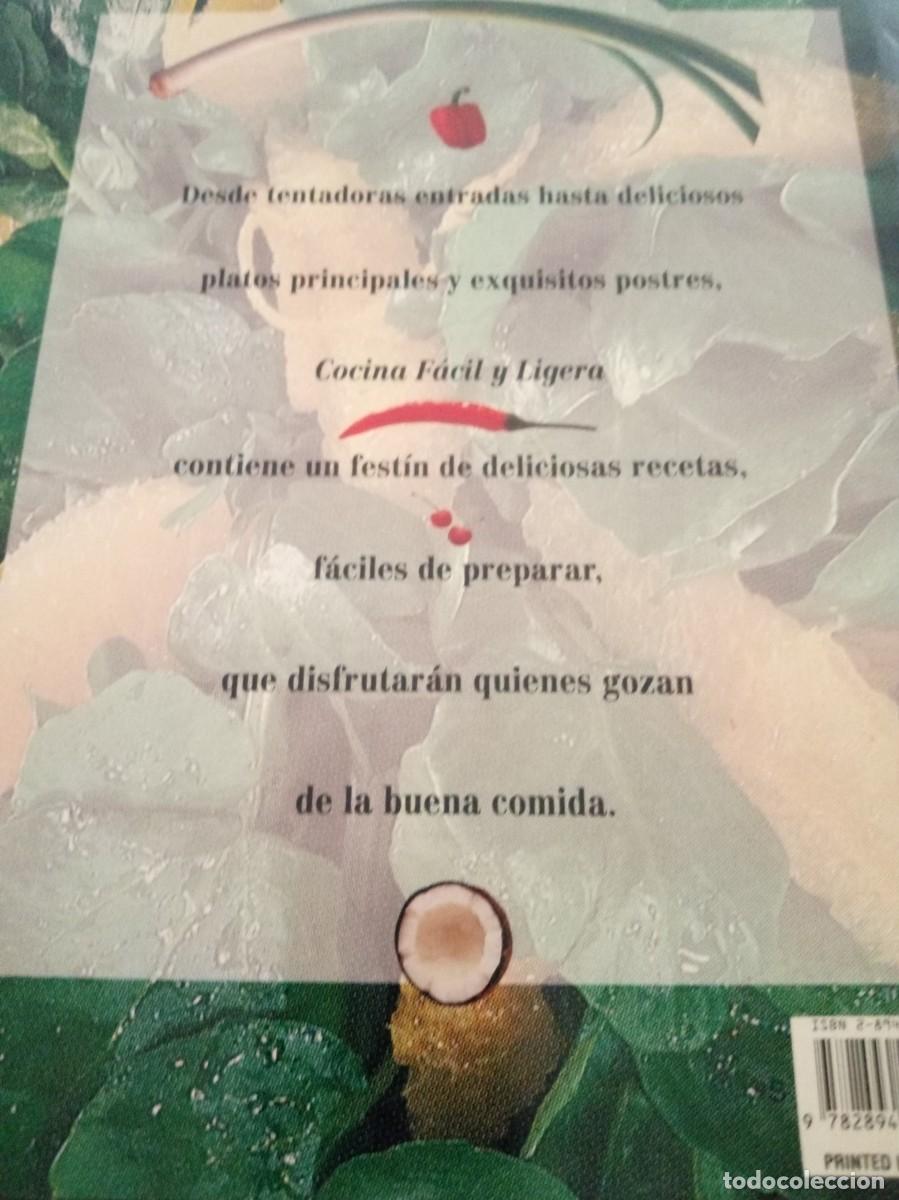Libros: Libro Cocina Facil y Ligera - Foto 2