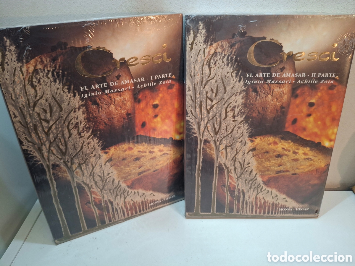Libros: CRESCI, EL ARTE DE AMASAR, DOS VOLUMENES, NUEVO, IGINIO MASSARI-ACHILLE ZOIA, MONSA-HEGAR, 2000