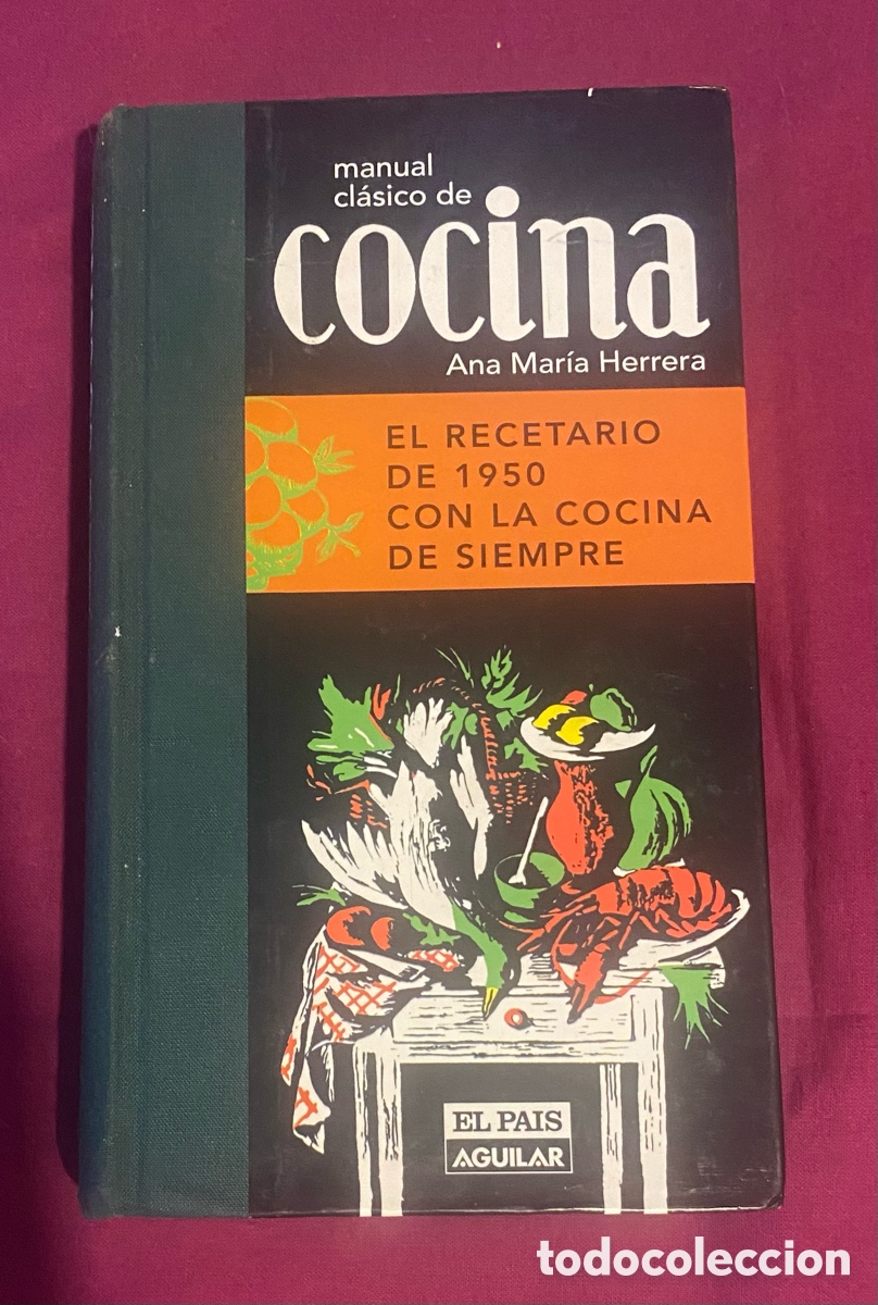 books: Manual Cl&aacute;sico de Cocina - Ana Mar&iacute;a Herrera (Ed. 2001)