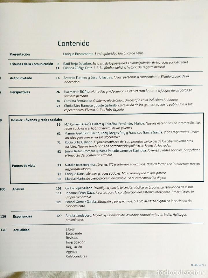 Libros: REVISTA TELOS N&Uacute;M. 107 - JUN.-SEP. 2017 - NUEVA - Foto 2