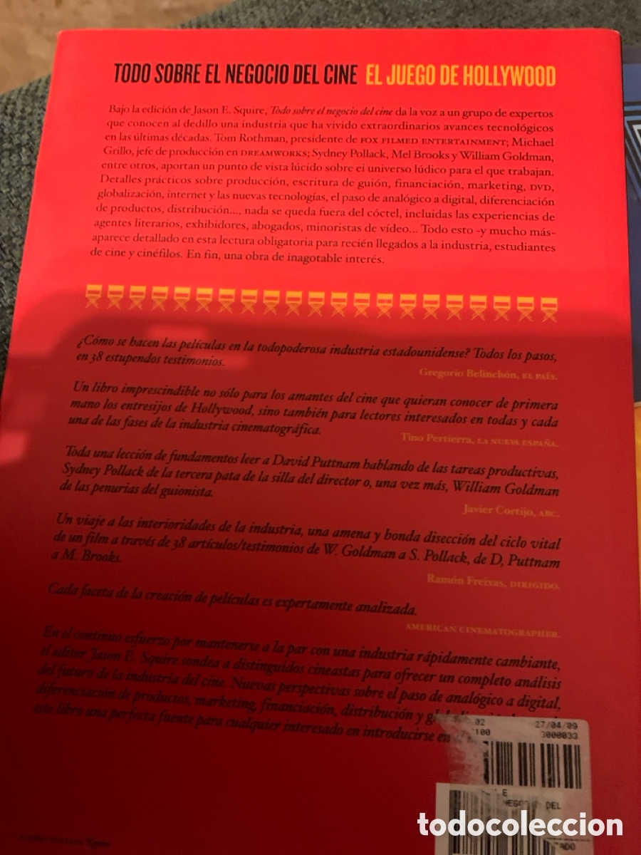 Libros: El juego de Hollywood Jason E. Squire - Foto 2