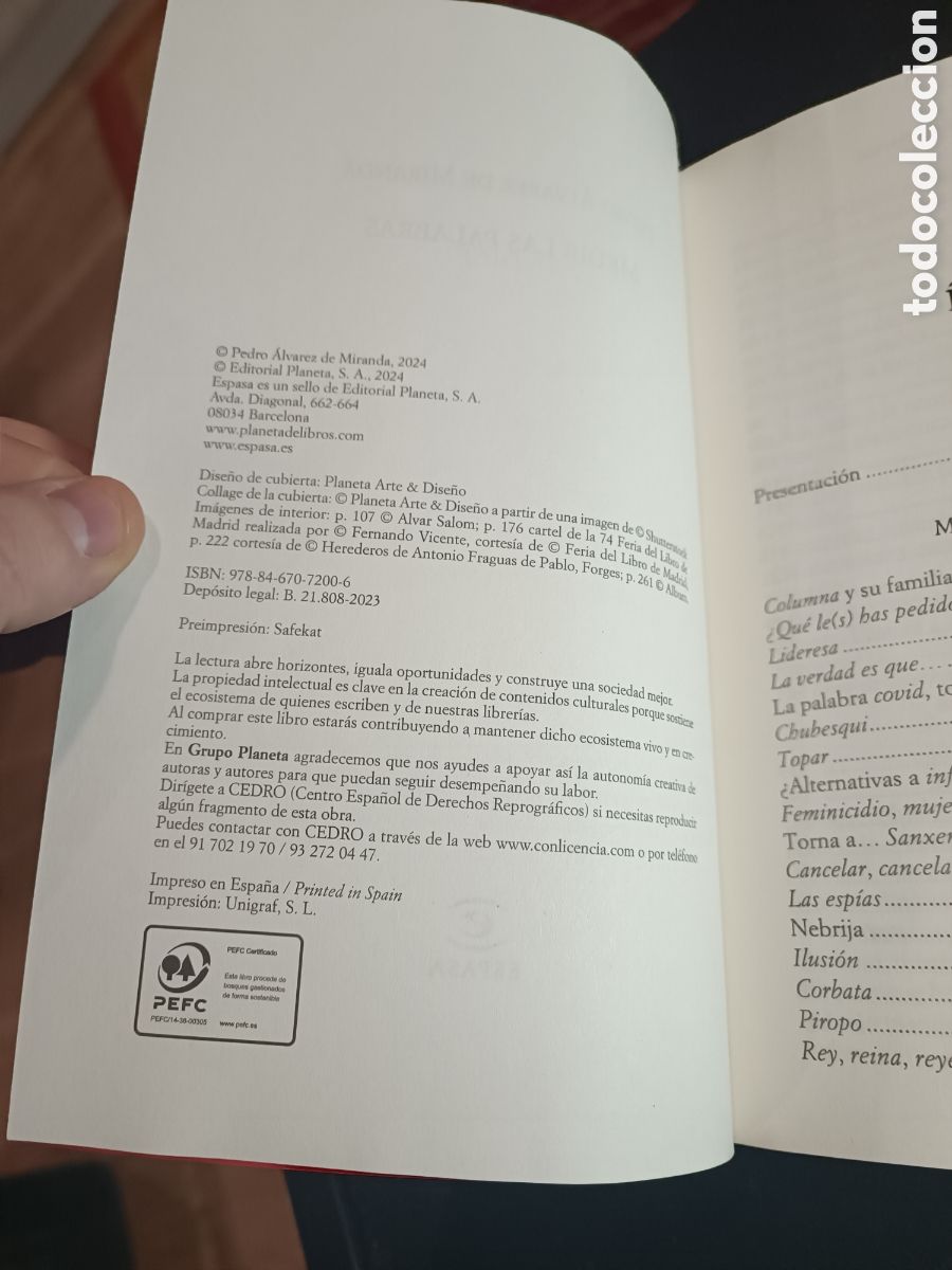 Libros: Medir las palabras Pedro &Aacute;lvarez de Miranda - Foto 3